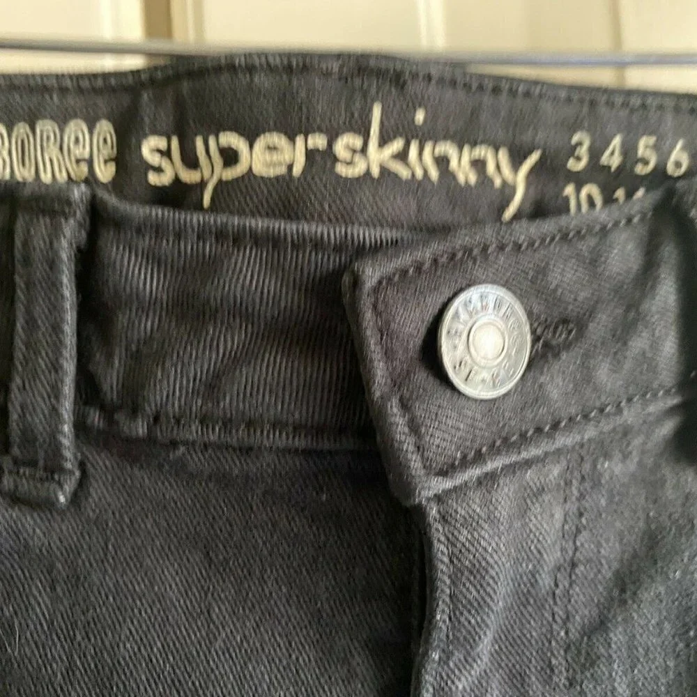Gymboree Sz‎ 8 Black Skinny Jeans NWT